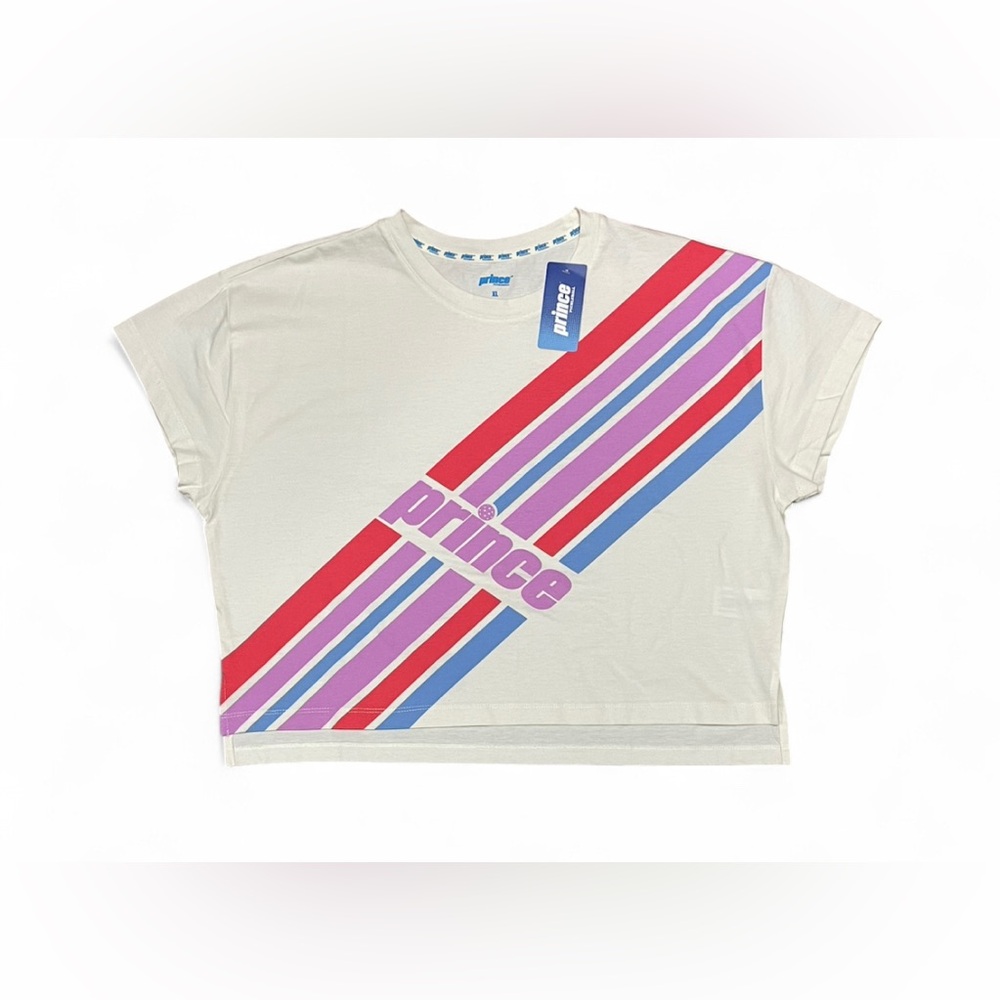 PRINCE PICKLEBALL CROPPED TEE